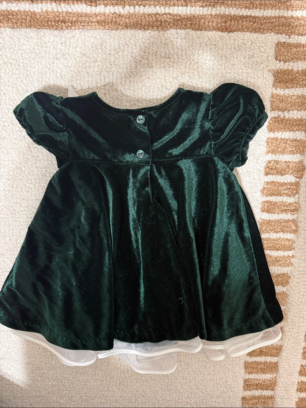 Ashley Ann Velvet Dress | 6–9 Months | Like New - Picture 2 of 2